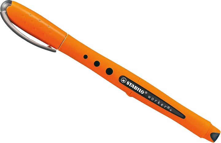 Produktbild STABILO worker+ Tintenroller (Schwarz, 1 x)