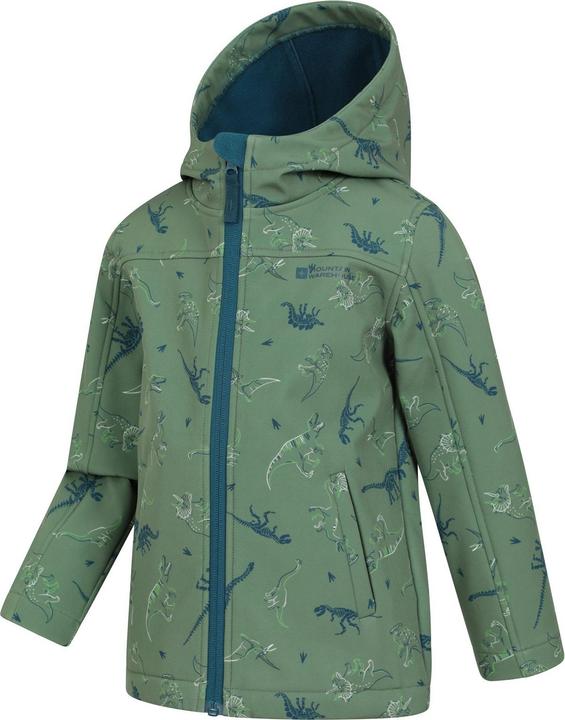 Immagine prodotto Mountain Warehouse Exodus II Giacca Soft Shell Dinosauri Bambini (140)