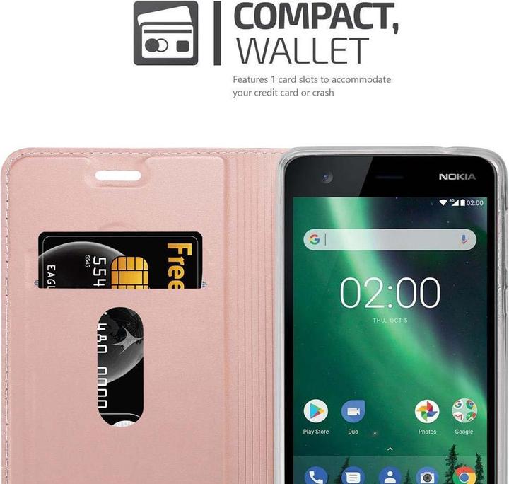 Actual product image Cadorabo Book Classy Style Cover (Nokia 2)