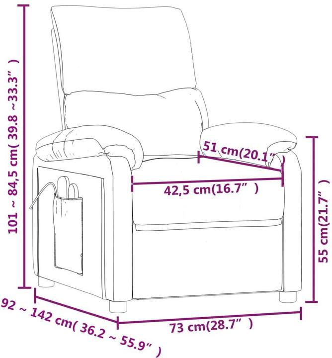 Image du produit vidaXL Massagesessel