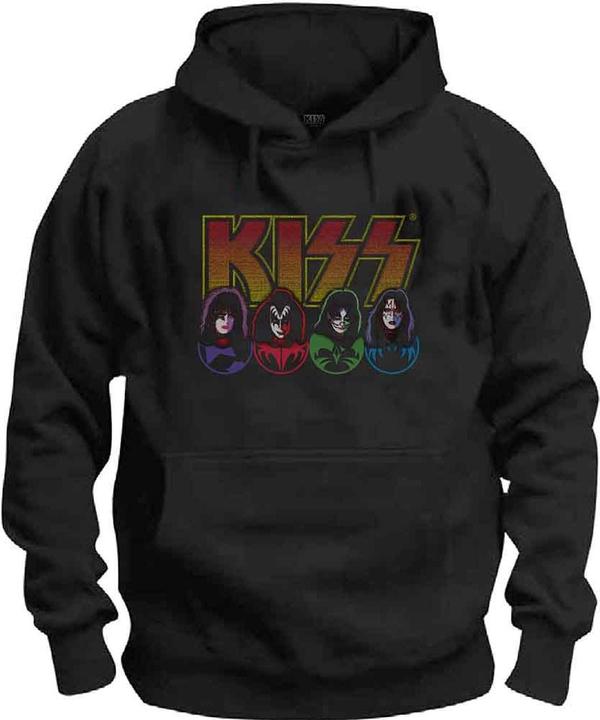 KISS Logo, Faces & Icons (Hoodie) (XL)