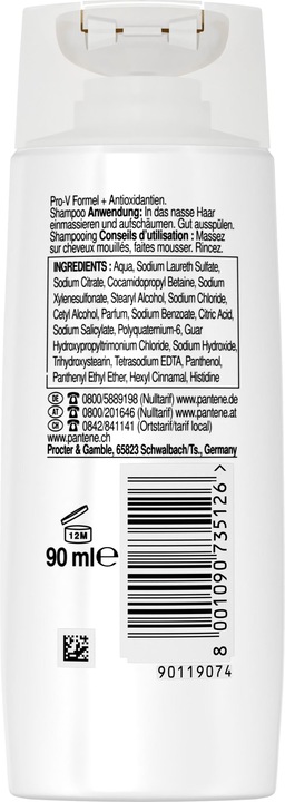 Immagine prodotto Pantene Riparazione e cura (90 ml, Shampoo liquido)