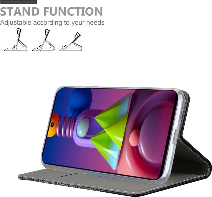 Produktbild Cadorabo Book Jeans Optik Cover (Samsung Galaxy M51)