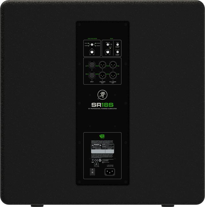 Actual product image Mackie Loudspeaker SR18S 1600 Watt (Active, 1x 1600 W)