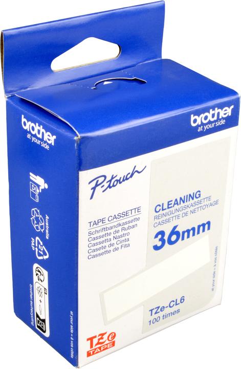 Actual product image Brother Tze-Cl6 (3.60 cm, Black)