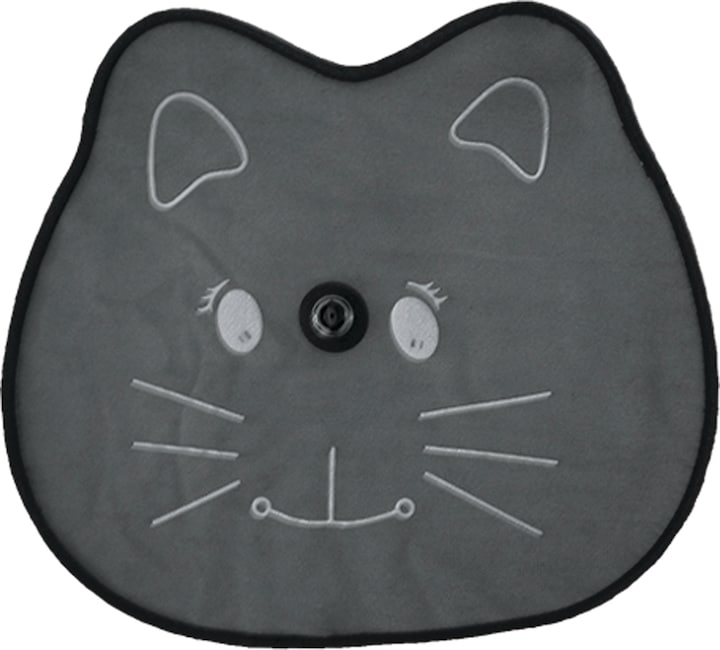 Actual product image Baby Plus Car sun protection 2-pack cat, black, approx. 36 x 44 cm