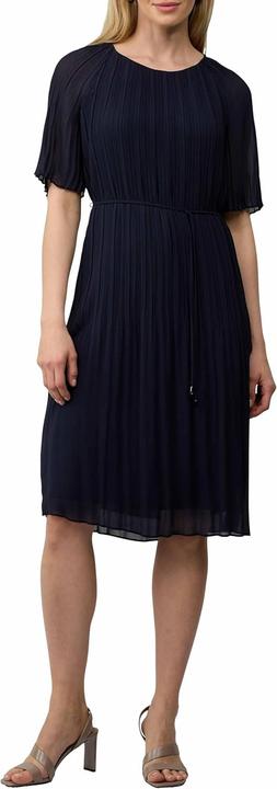 Image du produit s.Oliver Kleid Plissiertes Chiffonkleid mit Bindegürtel (44)