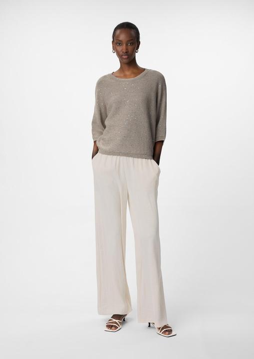 Produktbild Comma Hose Palazzo-Hose aus Satin im Relaxed Fit (36)