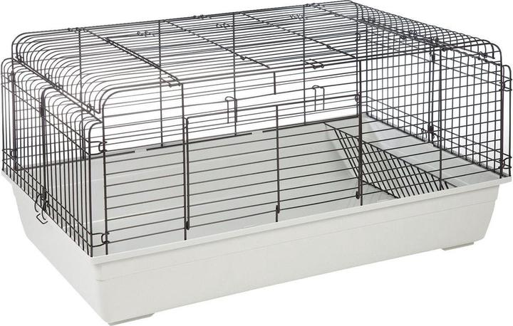 Flamingo Kooi Sprinters - Zwart/Ivoor - 120 x 58 x 56 cm - Voor Konijnen en Knaagdieren