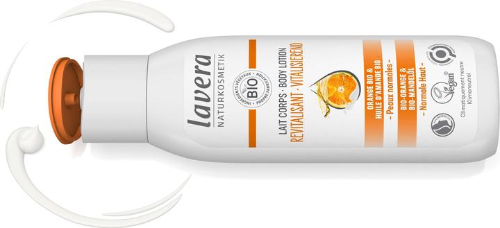 Image du produit Lavera Vitalisierende Bodylotion Bio Orange & Bio Mandelöl (Crème pour le corps, 200 ml)