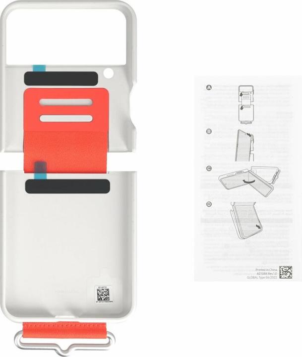 Image du produit Samsung Couverture en silicone avec sangle (Samsung Galaxy Z Flip4)