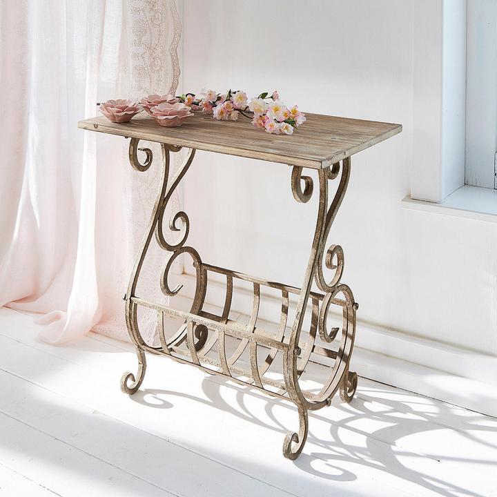 Produktbild Loberon Konsole Ciattos antikbraun (57 x 34 x 70 cm)