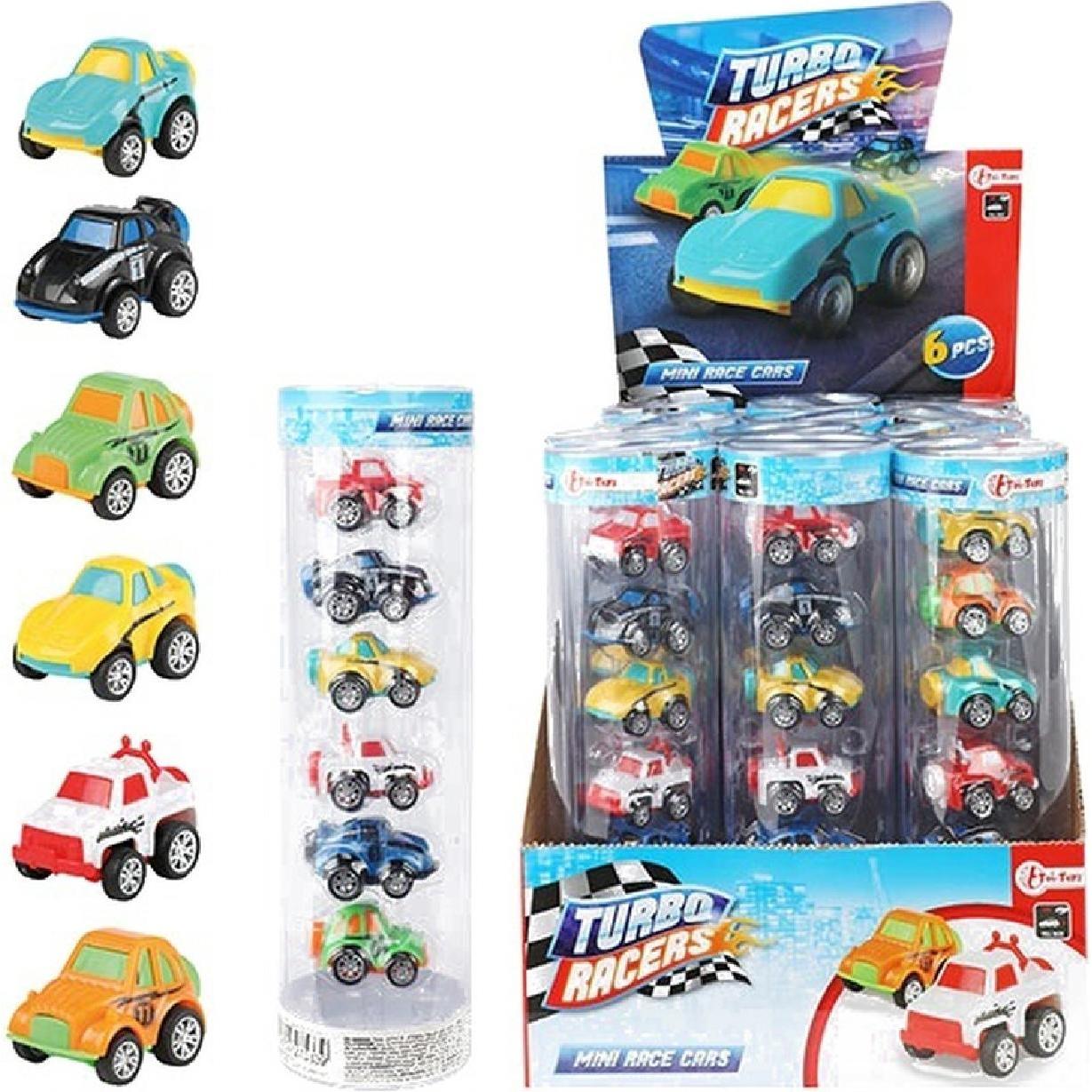 Toi-Toys TURBO RACERS Set mini auto 27533Z