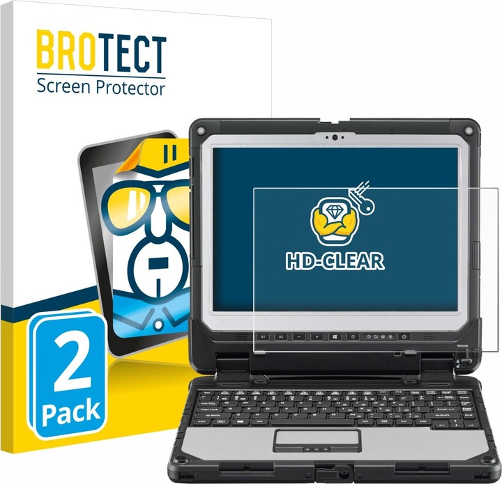Produktbild BROTECT Schutzfolie Displayschutz Klar (2 Stück, Toughbook CF-33)