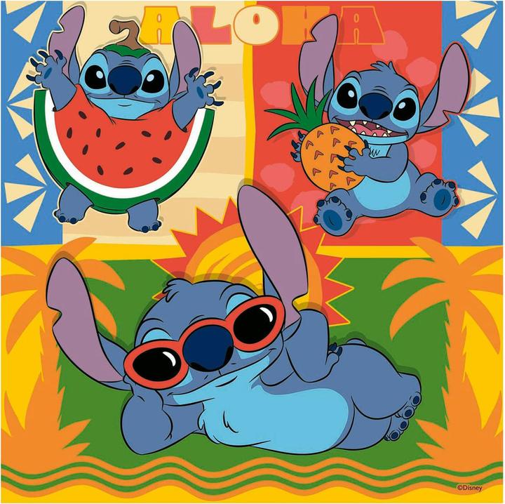 Immagine prodotto Ravensburger Puzzle per bambini - 12004114 Disney Stitch - Puzzle per bambini dai 5 anni in su, con 3x49 (49 pezzi)