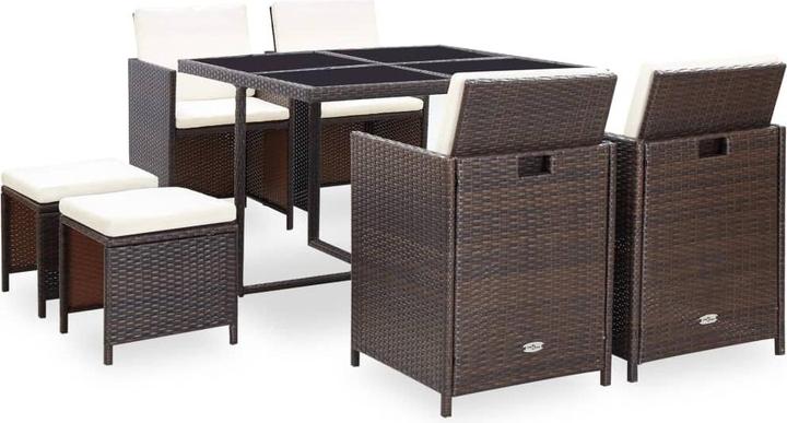Produktbild vidaXL Gartenmöbel-Set (109 x 109 x 74 cm)