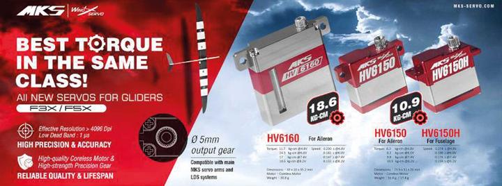 Actual product image Mks HV6150H Digital Servo Wing Servo F3X/F5X...