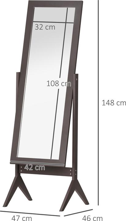 Produktbild Homcom Standspiegel (47 x 148 cm)