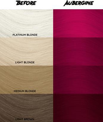 Actual product image Crazy Color Crazy Colour Semi Permanent Hair Colour Cream 100ml Aubergine (50)