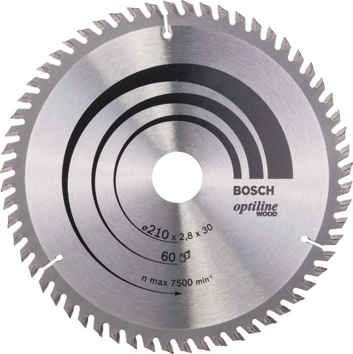 Produktbild Bosch Professional Zubehör PRO Wood Kreissägeblatt, 210 x 2.8 x 30 mm