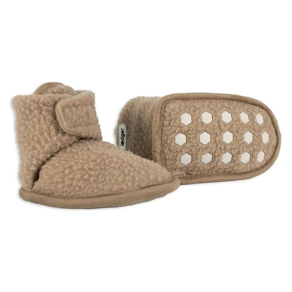 Lodger, Hausschuhe, Jaunums! Slipper Teddy čībiņas Beige 6-12m Slt 630 6-12, Beige, (12)
