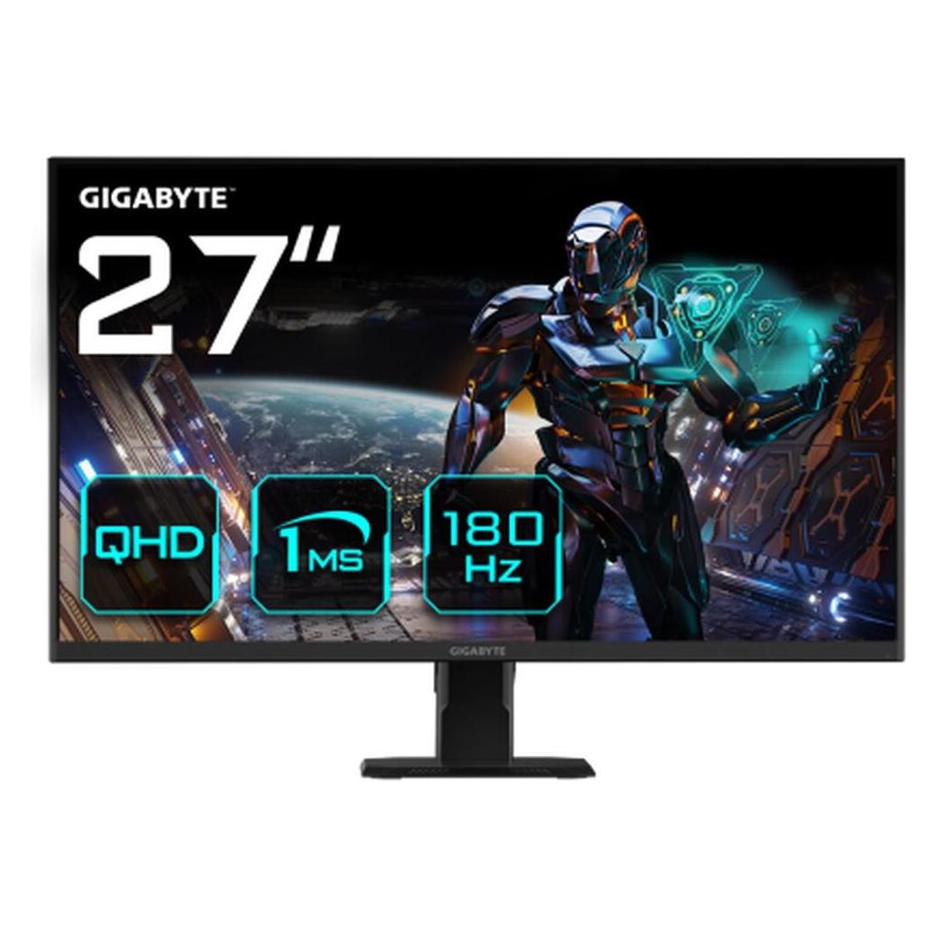 Gigabyte GS27QA 27" QHD Gaming Monitor - 2560 x 1440 (QHD), 180Hz, 1ms, 300 cd/m², FreeSync, HDR rea