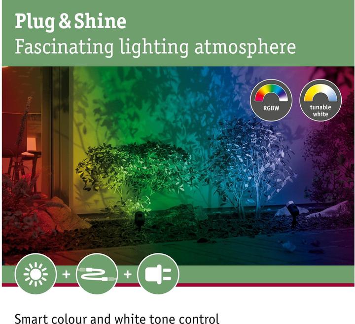 Image du produit Paulmann Outdoor Plug & Shine Pike Spot (330 lm, IP65)