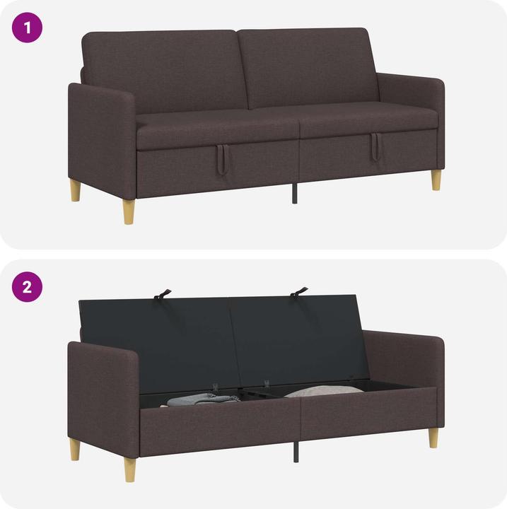 Produktbild vidaXL Modernes Sofa (3-Sitzer)