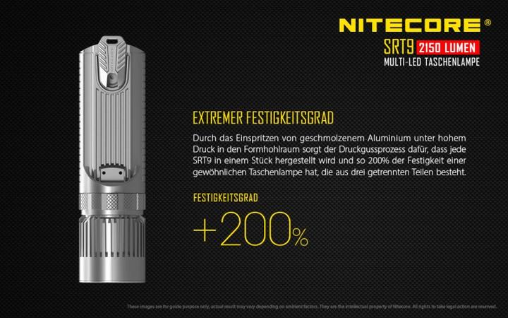 Produktbild Nitecore Srt9 (14.80 cm, 2150 lm)