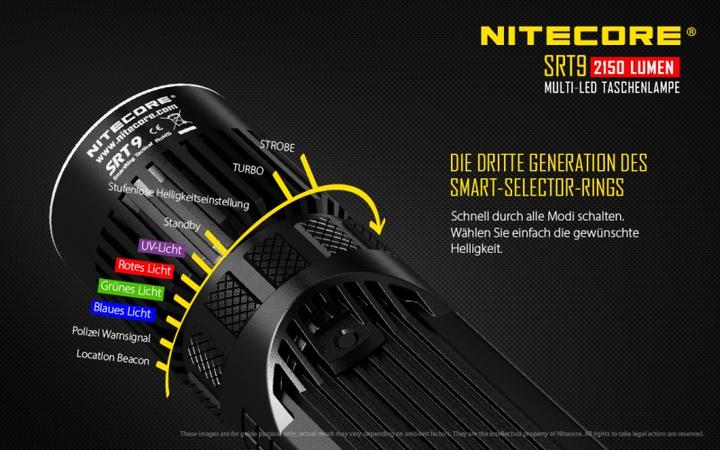 Produktbild Nitecore Srt9 (14.80 cm, 2150 lm)