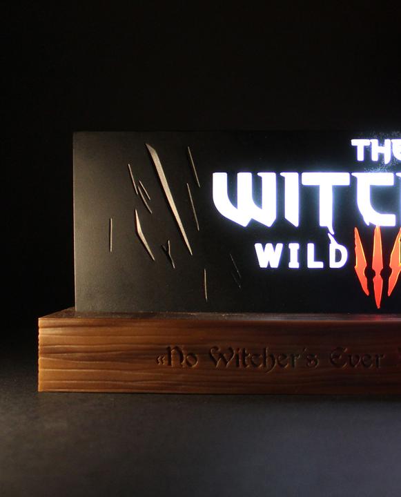 Image du produit Neamedia Assassin's Creed lampe LED Wild Hunt Logo 22 cm
