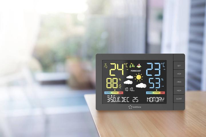 Productafbeelding Renkforce Digitale-Wetterstation Schwarz RF-4883632