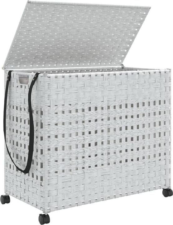 Produktbild vidaXL Wäschekorb mit Rollen