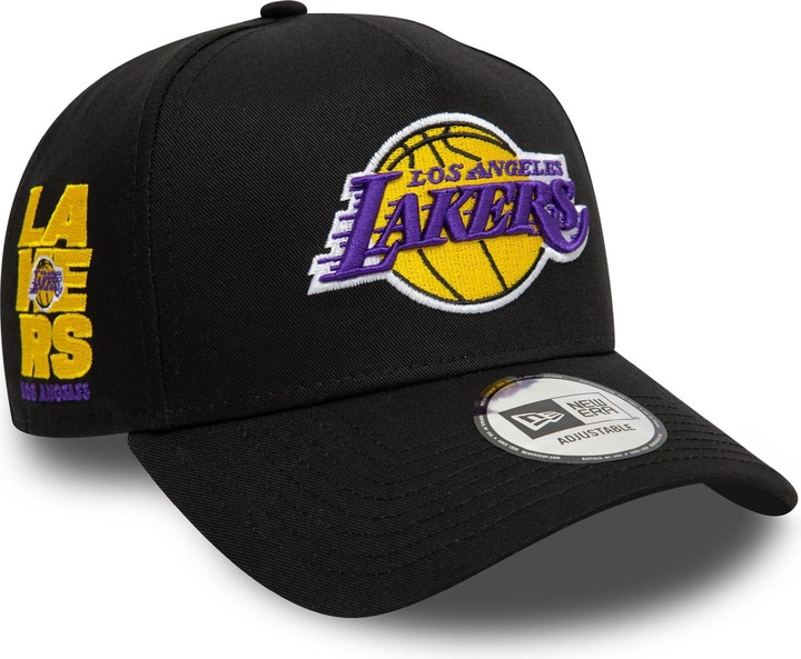 Produktbild New Era E-Frame Snapback Cap - SIDEPATCH Los Angeles Lakers (One Size)