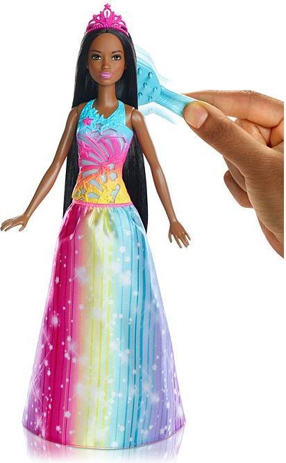 Produktbild Barbie Dreamtopia Regenbogen-Königreich Magische Haarspiel-Prinzessin (brünett)