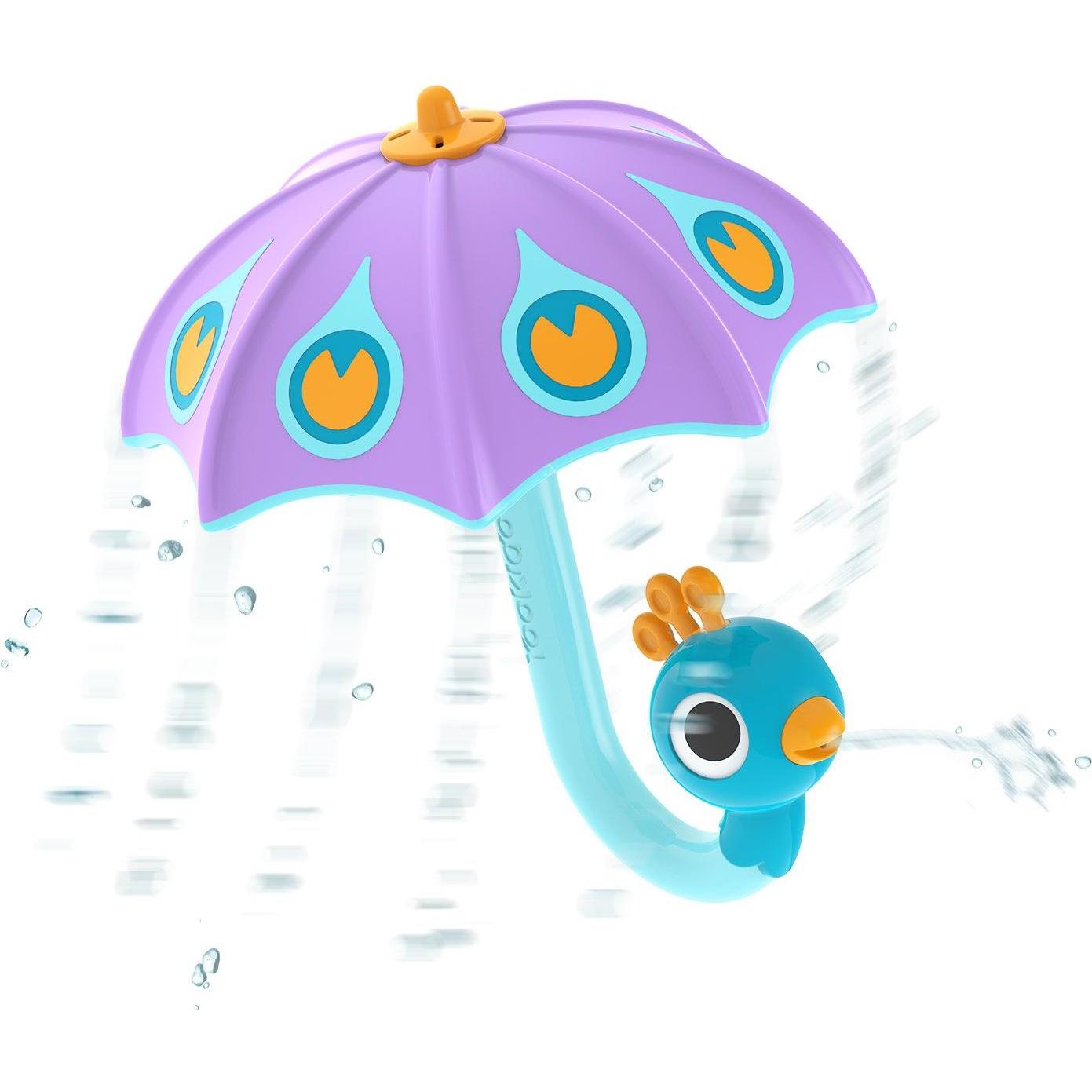 Yookidoo Fill 'N' Rain Peacock Umbrella - Purple - (YO40226)