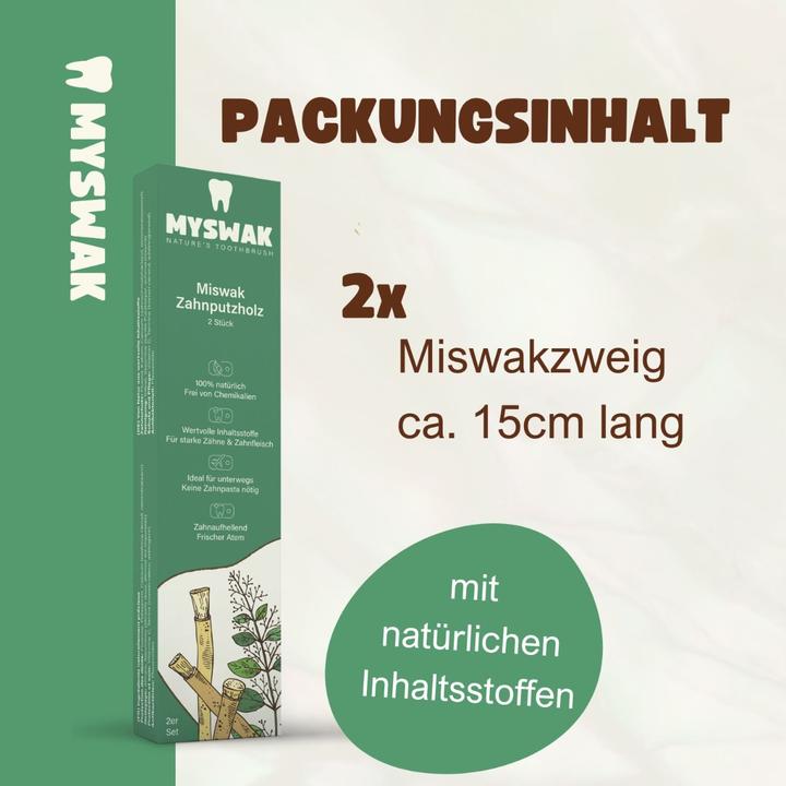 Produktbild Miswak Zahnputzholz (2x)