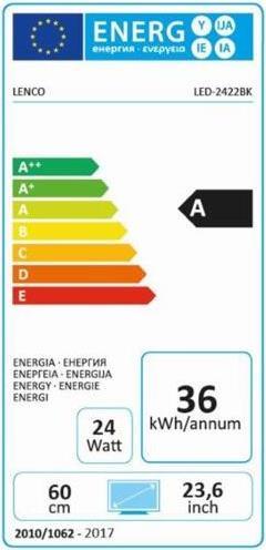 Energie-Label Lenco Led-2422 (24", LCD, HD)
