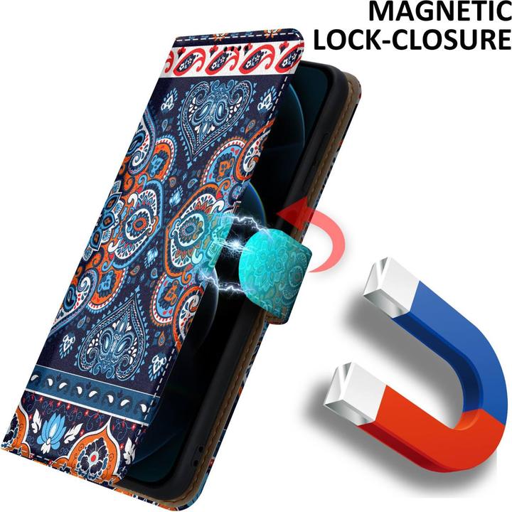 Actual product image Cadorabo Book cover with print (Apple iPhone 13 Pro)