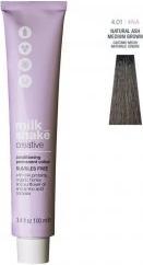 Productafbeelding Milk_Shake Vopsea permanenta Creative 4.014NA, Castaniu Mediu Cenusiu Naturel, 100ml (grijsbruin)