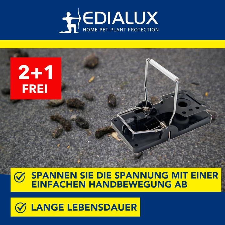Produktbild Edialux Quicksnap Rattenfalle, Promopack 2+1 St?ck