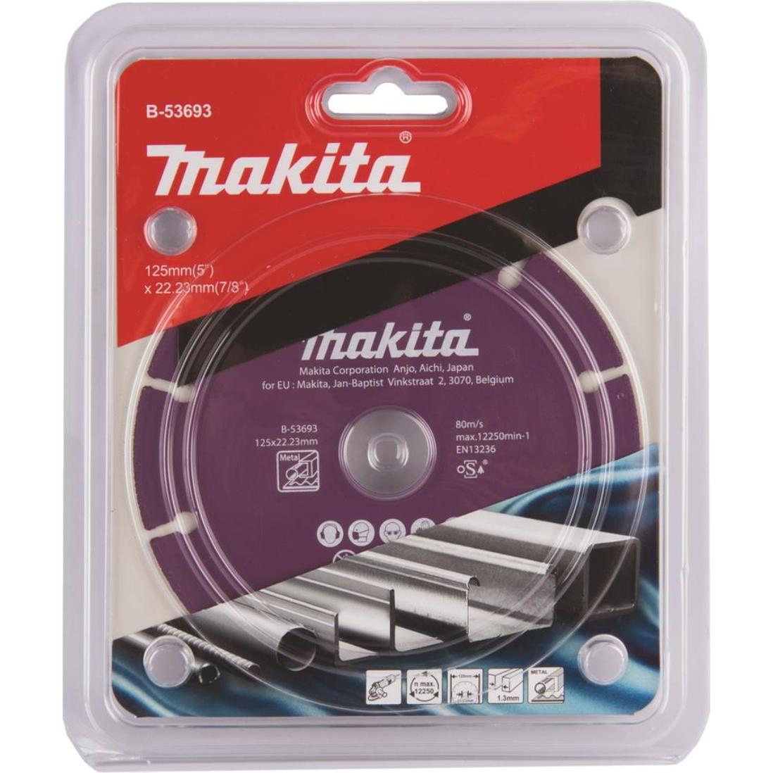 Thumbnail - Makita, Schleifmittel, B-53693 Deimantinis diskas 125mm (skirta metal,RST)