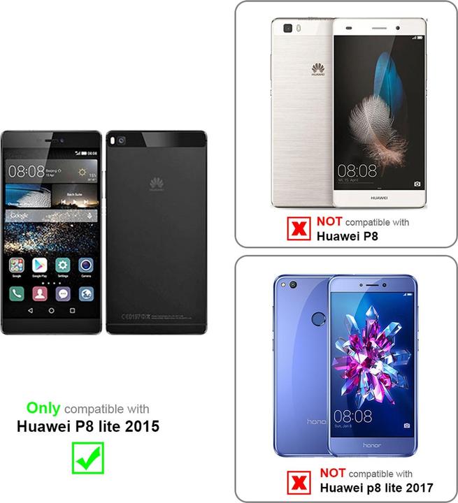 Produktbild Cadorabo Displayschutzglas (1 Stück, Huawei P8 Lite)