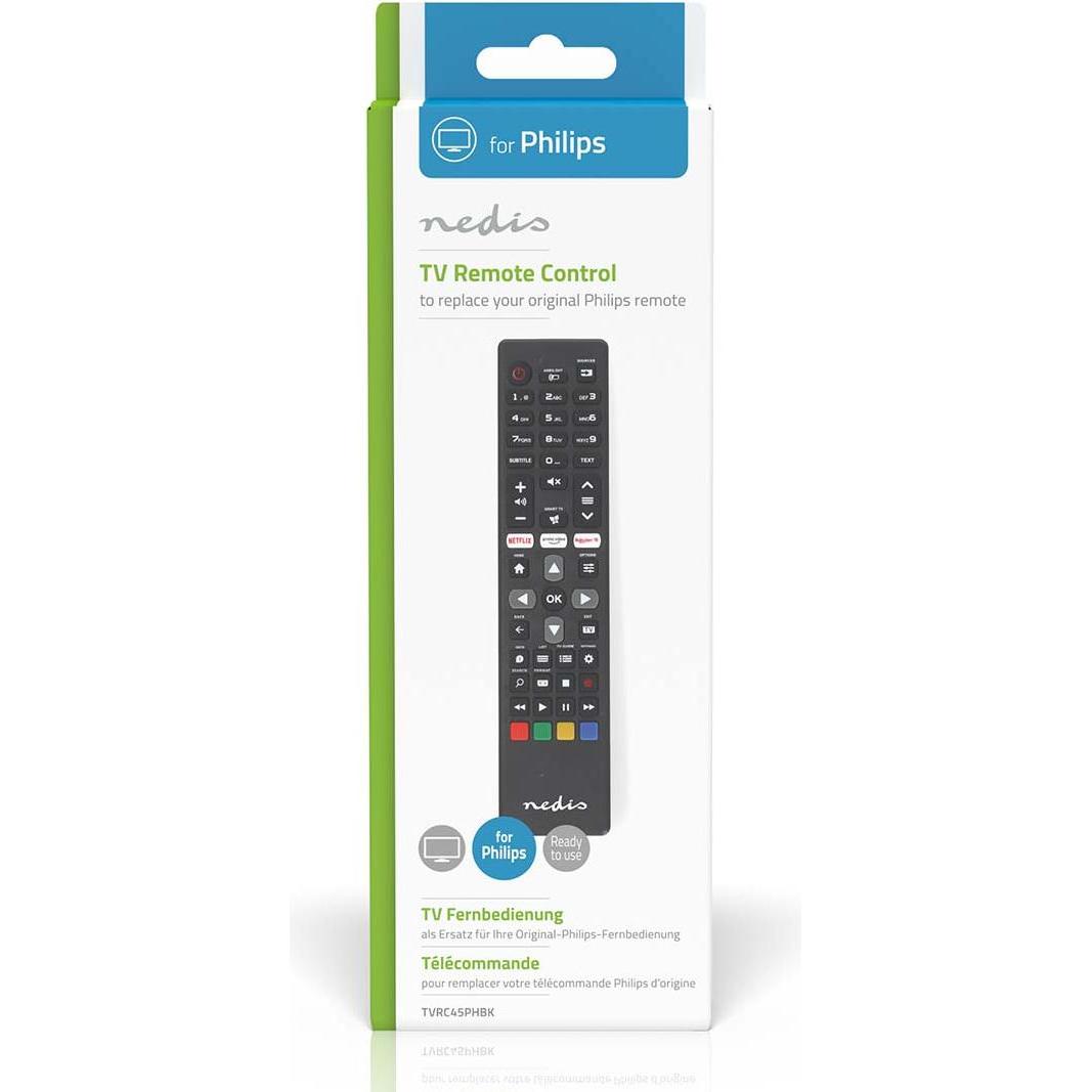 Thumbnail - Nedis Ersatz Fernbedienung Passend für: Philips Vorprogrammiert 1 Gerät Amazon Prime / Netfl (Gerätespezifische Fernbedi...