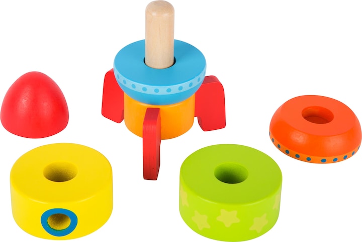 Produktbild small foot Bunte Stapelrakete