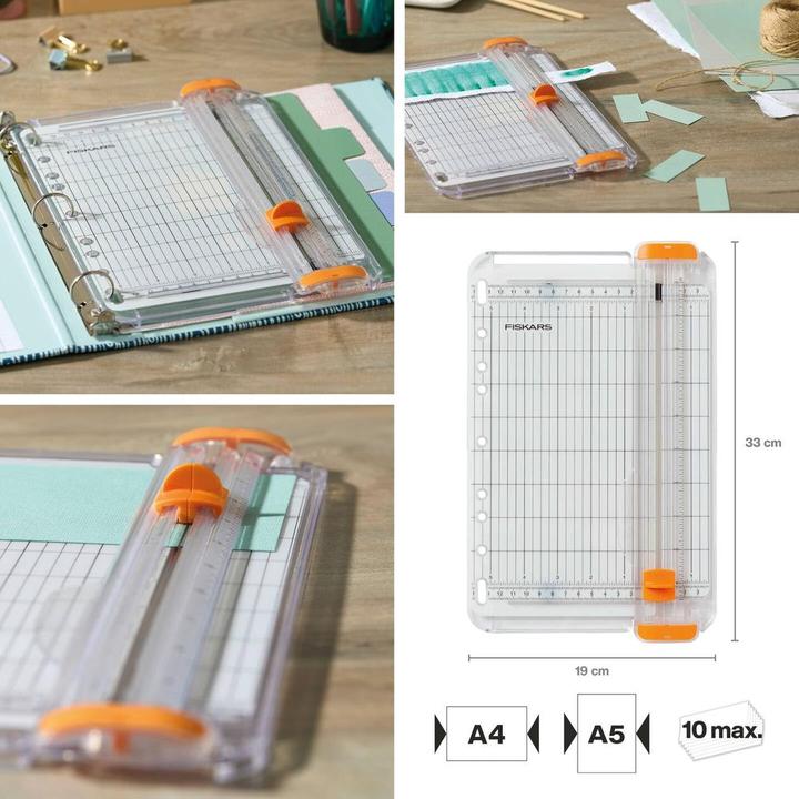 Image du produit Fiskars Schneidemaschine (10 feuilles, A4, A5)