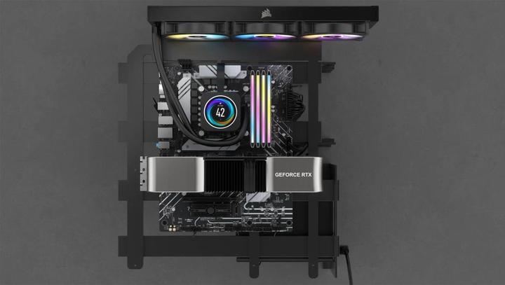 Actual product image Corsair RAM D5 6000 64GB C30 Dom Titanium K2 W (2 x 32GB, 6000 MHz, DDR5 RAM, DIMM)