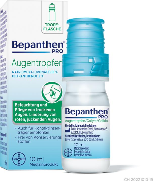 Bepanthen PRO Augentropfen (10 ml, 1 x 10 ml Lösung)