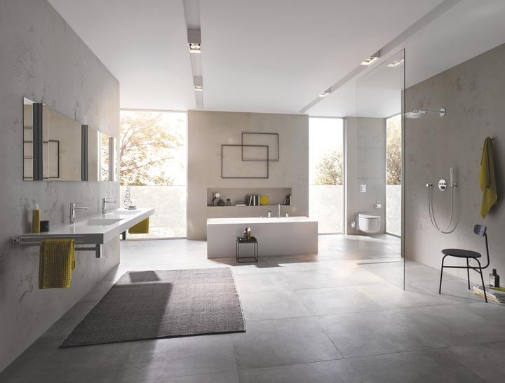 Actual product image Grohe Linear Single Hand Basin Mixer S-Size