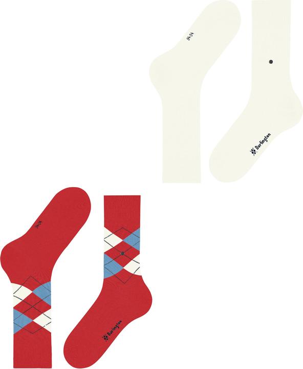 Produktbild Burlington Everyday Argyle Mix (x2) (2er Pack, 40 - 46)